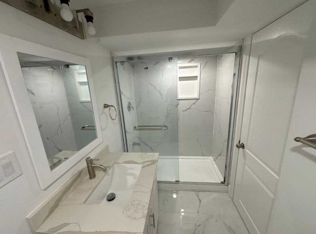 Basement bathroom